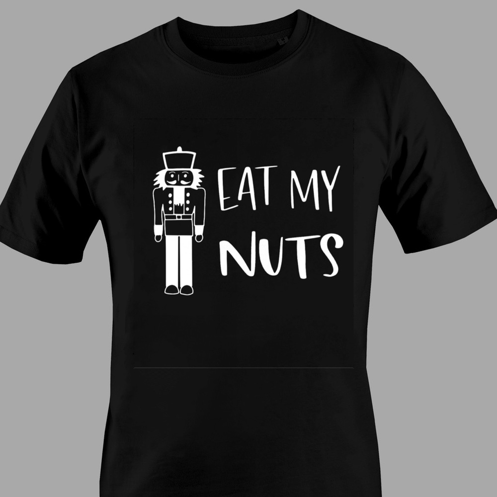 Men’s ~ Eat My Nuts ~ Crew Neck T-Shirt